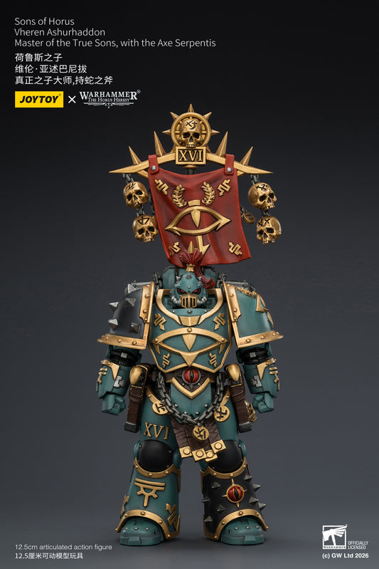 (Pre-Order) Warhammer The Horus Heresy Sons of Horus Vheren Ashurhaddon Master of the True Sons, with the Axe Serpentis