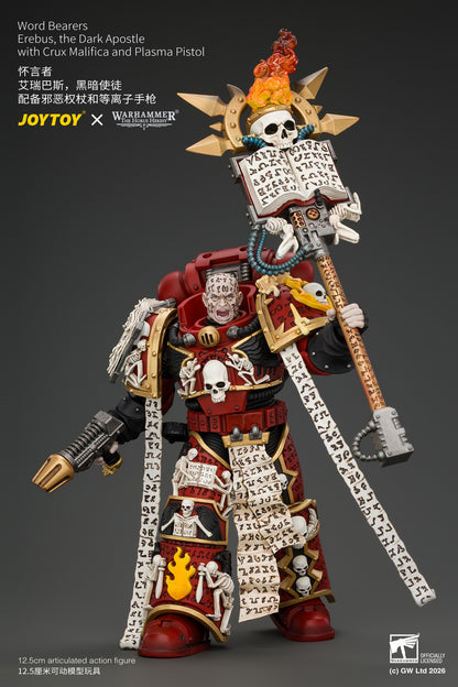 (Pre-Order) Warhammer The Horus Heresy Word Bearers Erebus, the Dark Apostle with Crux Malifica and Plasma Pistol