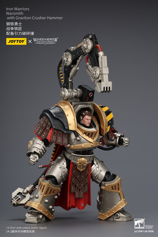 (Pre-Order) Warhammer The Horus Heresy Iron Warriors Warsmithwith Graviton Crusher Hammer