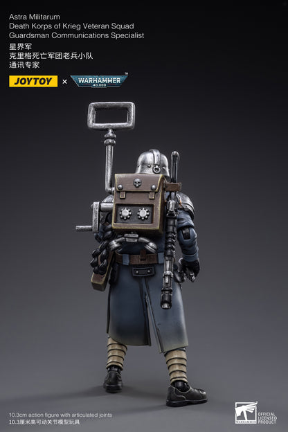 (Pre-Order) Warhammer 40k Astra Militarum Death Korps of Krieg Veteran Squad Guardsman Communications Specialist - Reissue