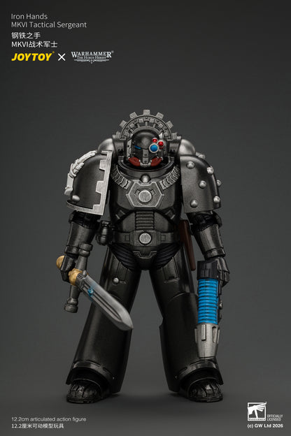 (Pre-Order) Warhammer The Horus Heresy Iron Hands MkVI Tactical Sergeant with Bolter, Plasma Pistol & Power sword
