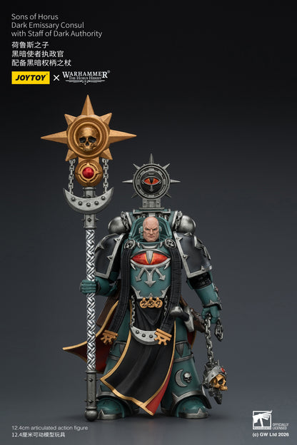 (Pre-Order) Warhammer The Horus Heresy Sons of Horus Dark Emissary Consul with Staff of Dark Authority