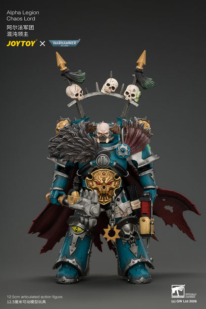 (Pre-Order) Warhammer The Horus Heresy Alpha Legion Chaos Lord with Plasma Pistol and Accursed Weapon