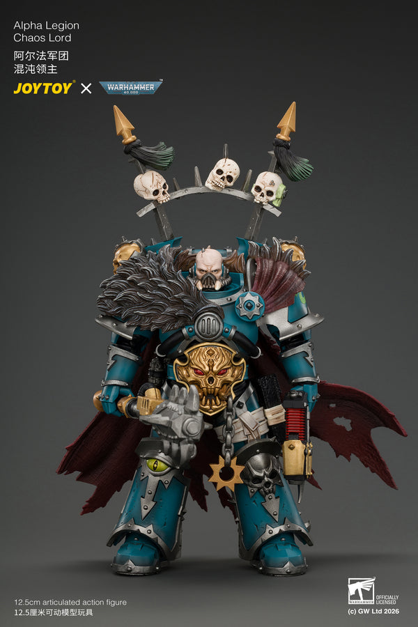 (Pre-Order) Warhammer The Horus Heresy Alpha Legion Chaos Lord with Plasma Pistol and Accursed Weapon