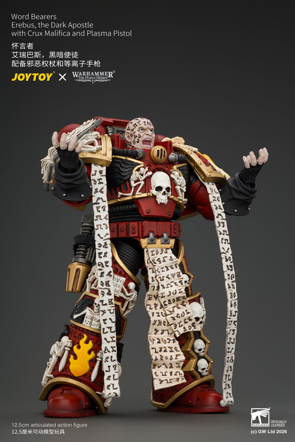 (Pre-Order) Warhammer The Horus Heresy Word Bearers Erebus, the Dark Apostle with Crux Malifica and Plasma Pistol