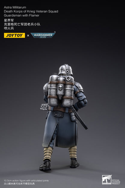 (Pre-Order) Warhammer 40k Astra Militarum Death Korps of Krieg Veteran Squad Guardsman with Flamer - Reissue