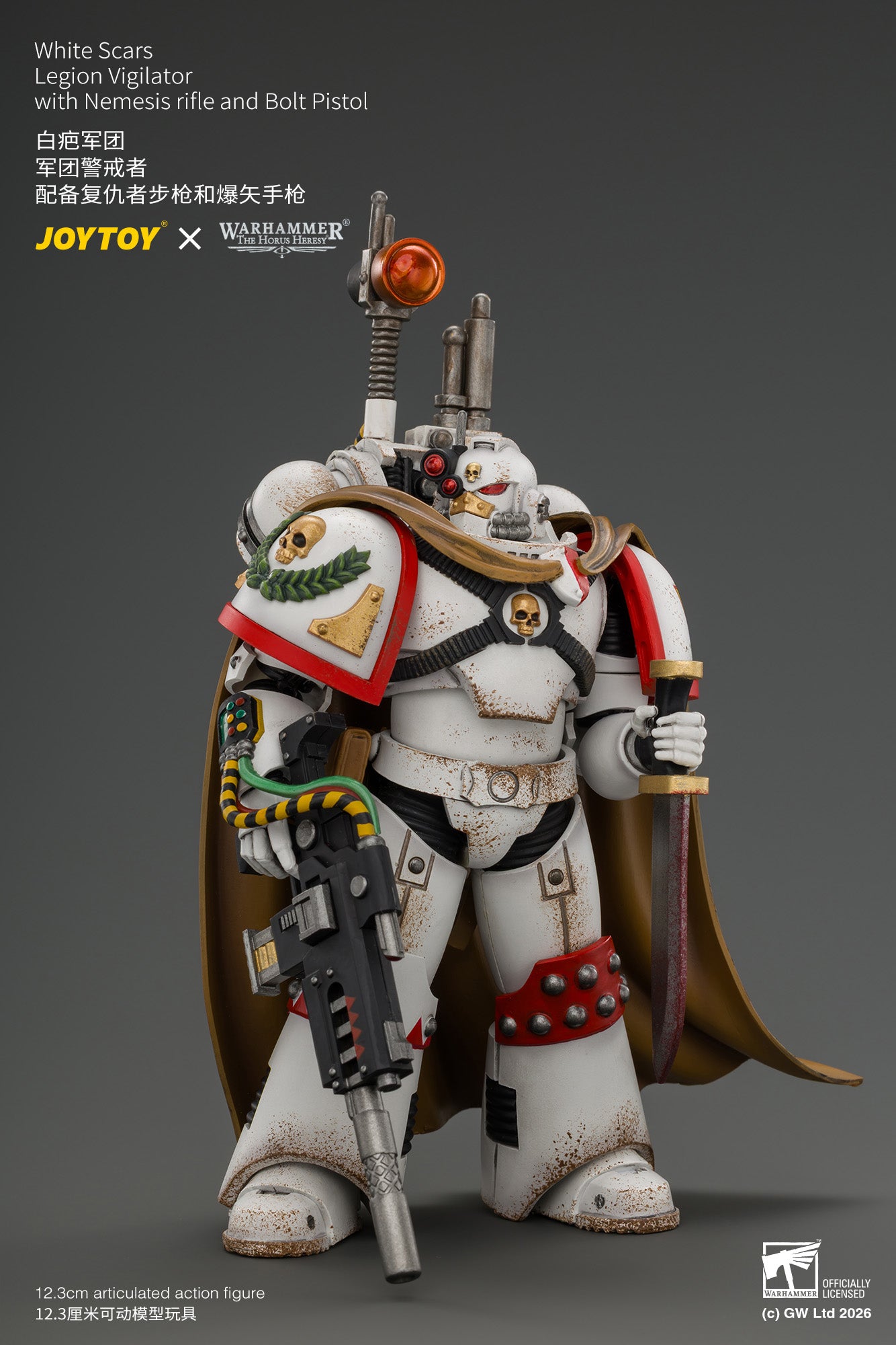 (Pre-Order) Warhammer The Horus Heresy White Scars Legion Vigilator with Nemesis rifle and Bolt Pistol