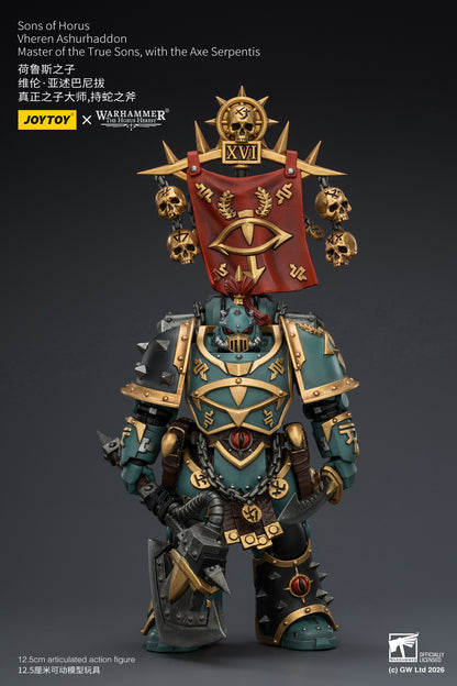 (Pre-Order) Warhammer The Horus Heresy Sons of Horus Vheren Ashurhaddon Master of the True Sons, with the Axe Serpentis