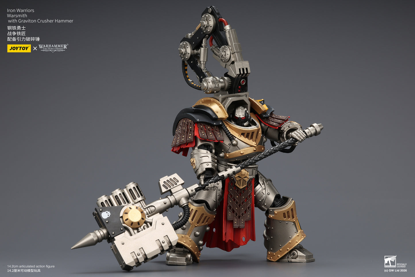 (Pre-Order) Warhammer The Horus Heresy Iron Warriors Warsmithwith Graviton Crusher Hammer