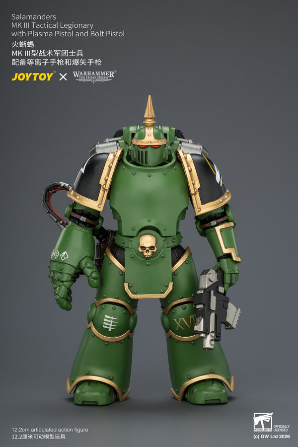 (Pre-Order) Warhammer The Horus Heresy Salamanders MK III Tactical Legionary with Plasma Pistol and Bolt Pistol