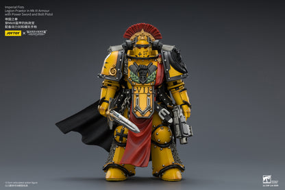 (Pre-Order) Warhammer The Horus Heresy Imperial Fists Legion Praetor in Mk III Armour with Power Sword and Bolt Pistol