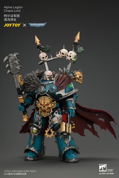 (Pre-Order) Warhammer The Horus Heresy Alpha Legion Chaos Lord with Plasma Pistol and Accursed Weapon