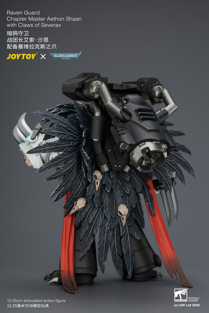 (Pre-Order) Warhammer 40k Raven Guard Chapter Master Aethon Shaan with Claws of Severax and Heavy Bolt Pistol