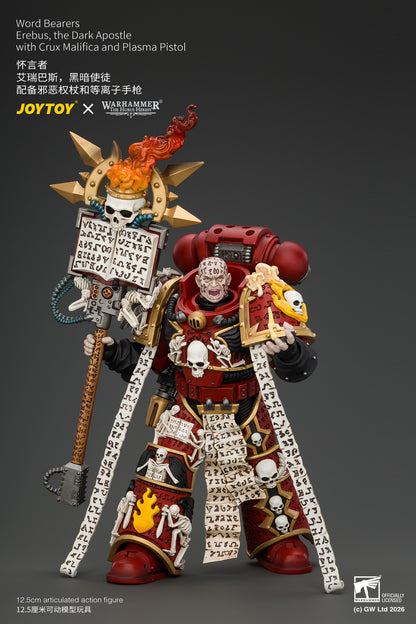 (Pre-Order) Warhammer The Horus Heresy Word Bearers Erebus, the Dark Apostle with Crux Malifica and Plasma Pistol