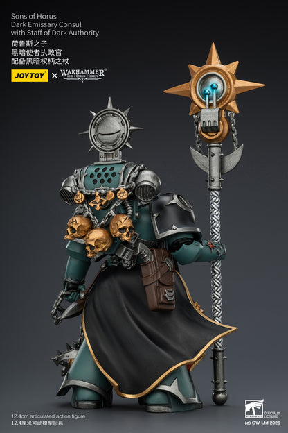 (Pre-Order) Warhammer The Horus Heresy Sons of Horus Dark Emissary Consul with Staff of Dark Authority