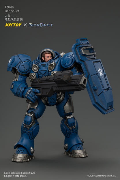 (Pre-Order) JoyToy StarCraft Terran Marine Set (3 Figures)