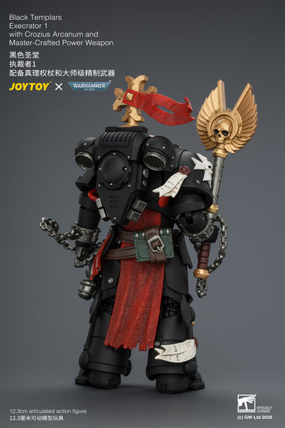 (Pre-Order) Warhammer 40k Black Templars Execrator 1 with Crozius Arcanum and Master-Crafted Power Weapon