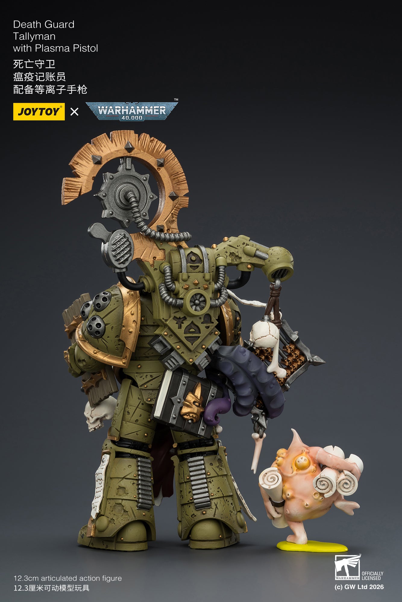 (Pre-Order) Warhammer 40k Death Guard Tallyman with Plasma Pistol
