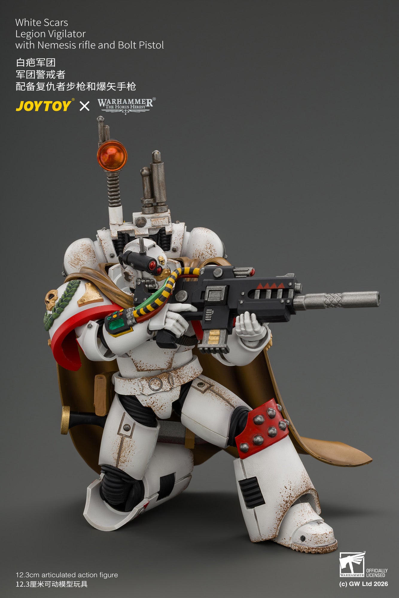 (Pre-Order) Warhammer The Horus Heresy White Scars Legion Vigilator with Nemesis rifle and Bolt Pistol