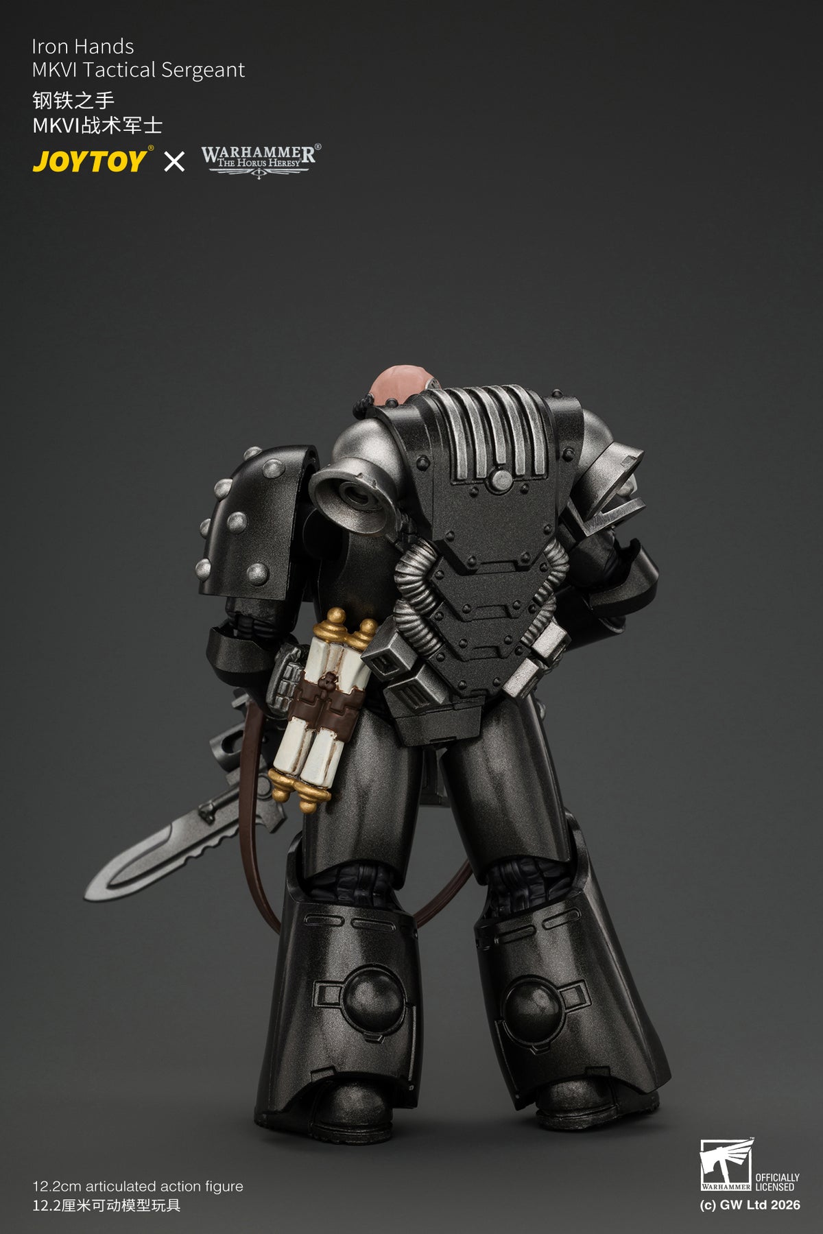 (Pre-Order) Warhammer The Horus Heresy Iron Hands MkVI Tactical Sergeant with Bolter, Plasma Pistol & Power sword