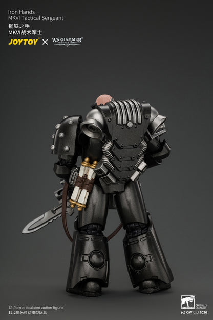 (Pre-Order) Warhammer The Horus Heresy Iron Hands MkVI Tactical Sergeant with Bolter, Plasma Pistol & Power sword