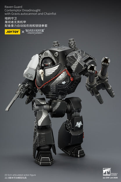 (Pre-Order) Warhammer The Horus Heresy Raven Guard Contemptor Dreadnought with Gravis autocannon and Chainfist