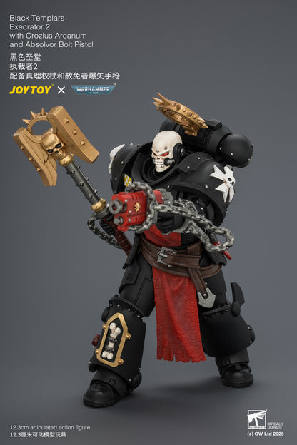 (Pre-Order) Warhammer 40k Black Templars Execrator 2 with Crozius Arcanum and Absolvor Bolt Pistol