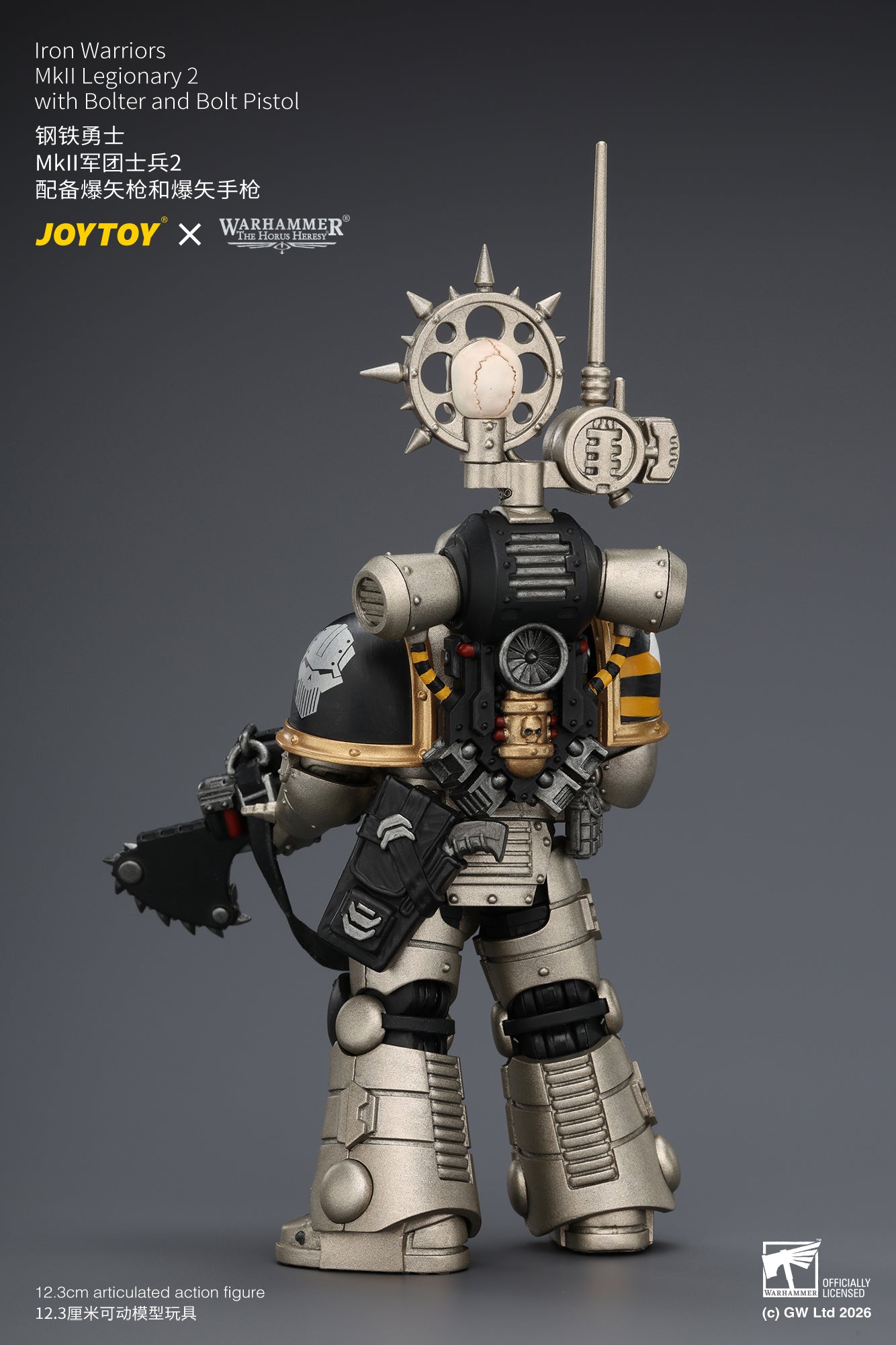 (Pre-Order) Warhammer The Horus Heresy Iron Warriors MkII Legionary 2 with Bolter and Bolt Pistol