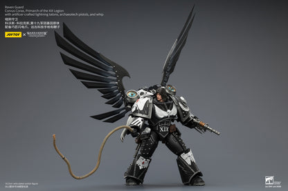 (Pre-Order) Warhammer The Horus Heresy Raven Guard Corvus Corax, Primarch of the XIX Legion with artificer-crafted lightning talons, archaeotech pistols, and whip
