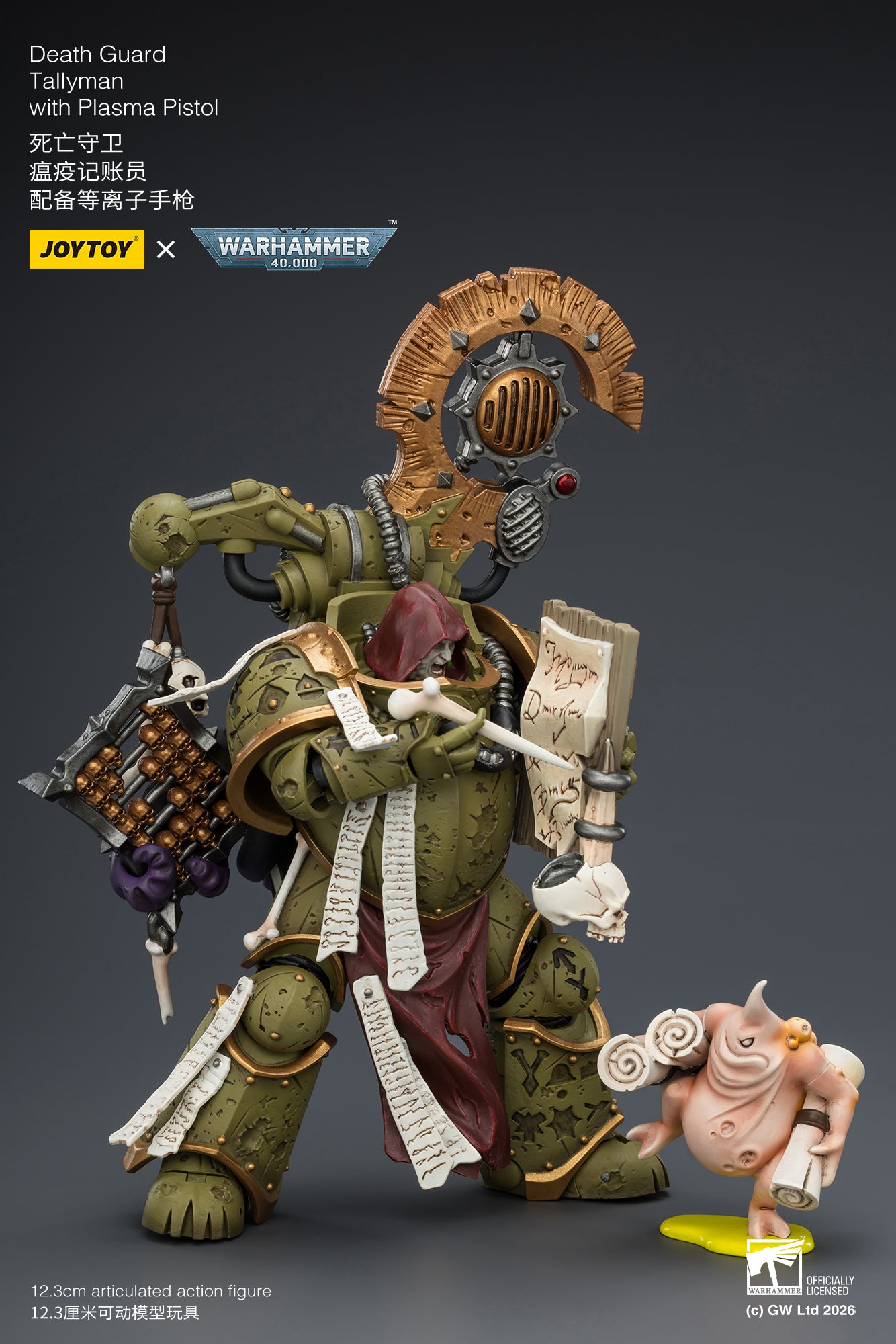 (Pre-Order) Warhammer 40k Death Guard Tallyman with Plasma Pistol