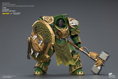(Pre-Order) Warhammer The Horus Heresy Salamanders Firedrake Terminator 2 with Thunder Hammer and Dragonscale Storm Shield