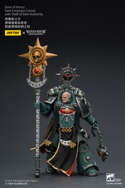 (Pre-Order) Warhammer The Horus Heresy Sons of Horus Dark Emissary Consul with Staff of Dark Authority