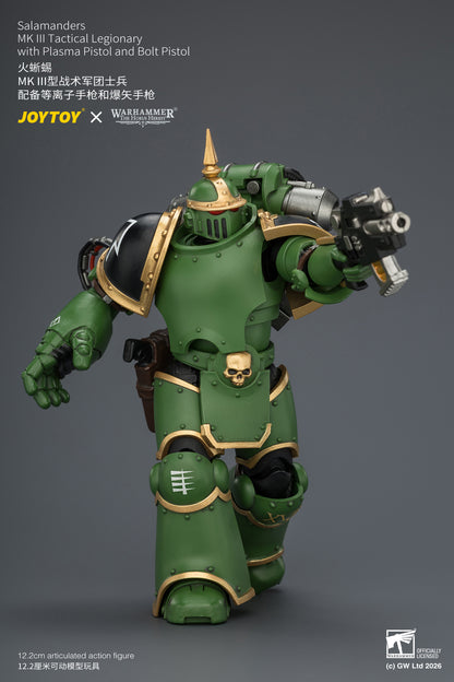 (Pre-Order) Warhammer The Horus Heresy Salamanders MK III Tactical Legionary with Plasma Pistol and Bolt Pistol