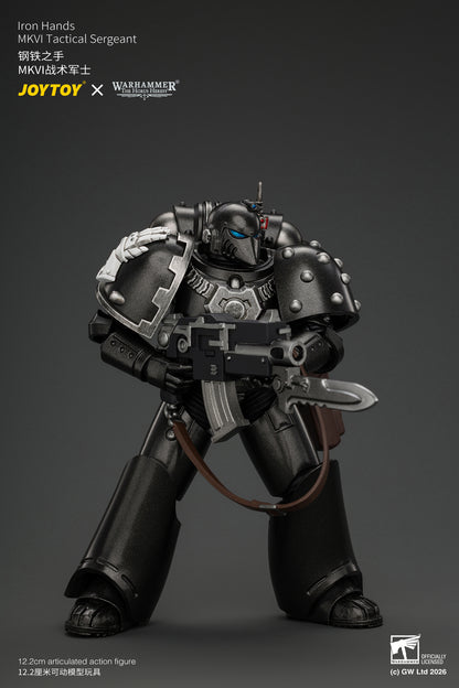(Pre-Order) Warhammer The Horus Heresy Iron Hands MkVI Tactical Sergeant with Bolter, Plasma Pistol & Power sword