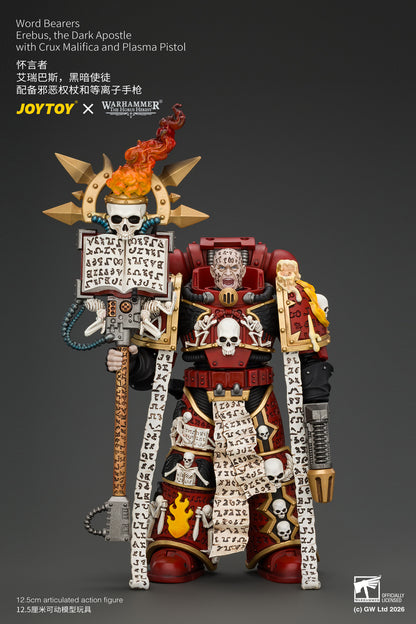 (Pre-Order) Warhammer The Horus Heresy Word Bearers Erebus, the Dark Apostle with Crux Malifica and Plasma Pistol