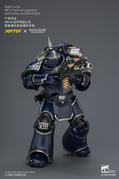 (Pre-Order) Warhammer The Horus Heresy Night Lords MK III Tactical Legionary with Bolter and Bolt Pistol