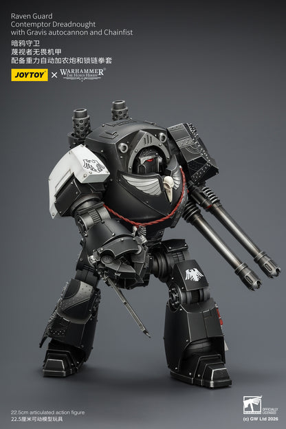 (Pre-Order) Warhammer The Horus Heresy Raven Guard Contemptor Dreadnought with Gravis autocannon and Chainfist
