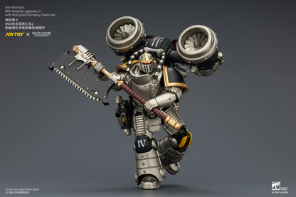 (Pre-Order) Warhammer The Horus Heresy Iron Warriors MkII Assault Legionary 2 with Bolt pistol & Heavy chain axe