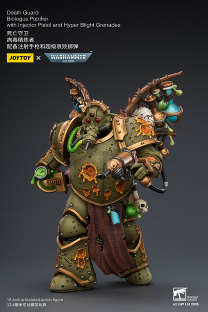(Pre-Order) Warhammer 40k Death Guard Biologus Putrifier with Injector Pistol and Hyper Blight Grenades