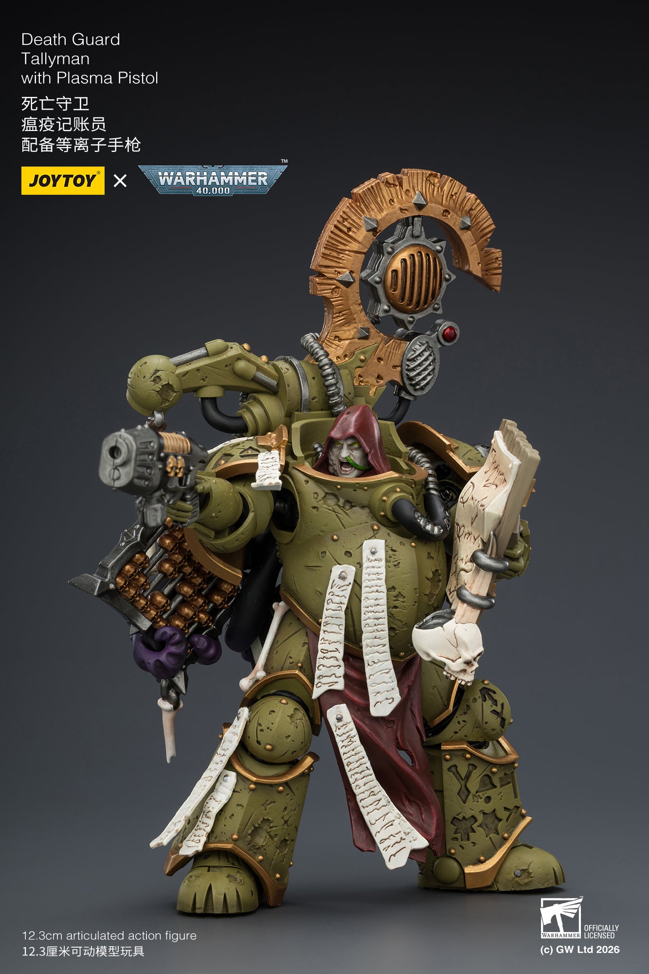 (Pre-Order) Warhammer 40k Death Guard Tallyman with Plasma Pistol