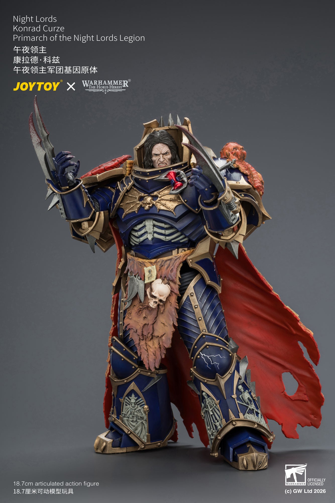 (Pre-Order) Warhammer The Horus Heresy Night Lords Konrad Curze Primarch of the Night Lords Legion