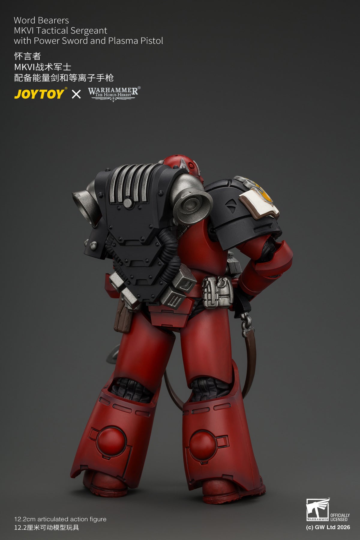 (Pre-Order) Warhammer The Horus Heresy Word Bearers MkVI Tactical Sergeant with Power Sword and Plasma Pistol