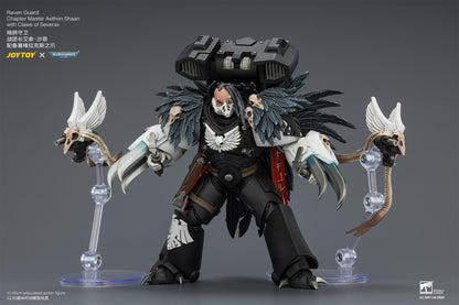 (Pre-Order) Warhammer 40k Raven Guard Chapter Master Aethon Shaan with Claws of Severax and Heavy Bolt Pistol