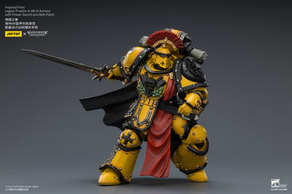 (Pre-Order) Warhammer The Horus Heresy Imperial Fists Legion Praetor in Mk III Armour with Power Sword and Bolt Pistol