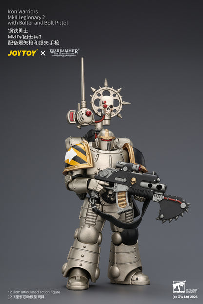 (Pre-Order) Warhammer The Horus Heresy Iron Warriors MkII Legionary 2 with Bolter and Bolt Pistol