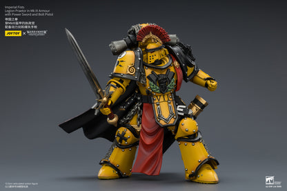 (Pre-Order) Warhammer The Horus Heresy Imperial Fists Legion Praetor in Mk III Armour with Power Sword and Bolt Pistol