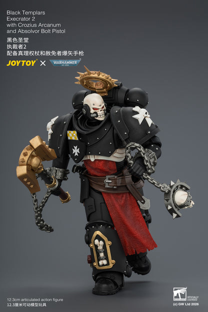 (Pre-Order) Warhammer 40k Black Templars Execrator 2 with Crozius Arcanum and Absolvor Bolt Pistol