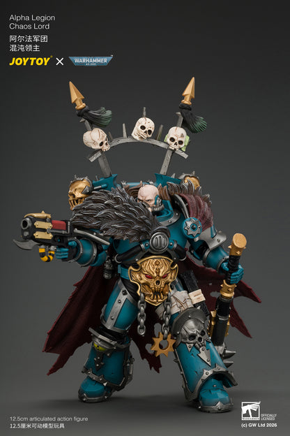 (Pre-Order) Warhammer The Horus Heresy Alpha Legion Chaos Lord with Plasma Pistol and Accursed Weapon