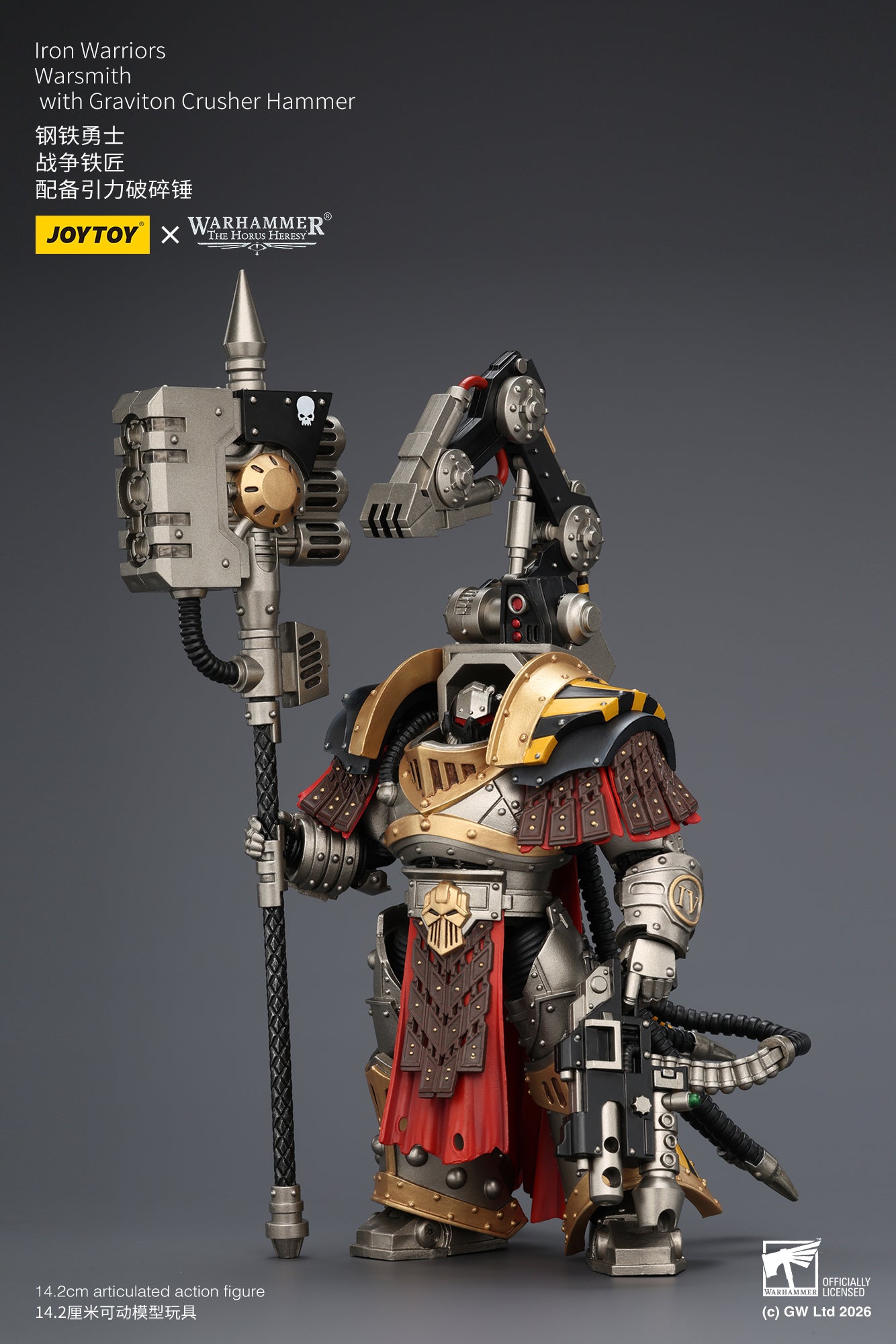 (Pre-Order) Warhammer The Horus Heresy Iron Warriors Warsmithwith Graviton Crusher Hammer