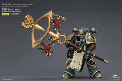 (Pre-Order) Warhammer The Horus Heresy Sons of Horus Maloghurst the Twisted, the Warmaster's Equerry with Legion Standard and Banestrike Bolter